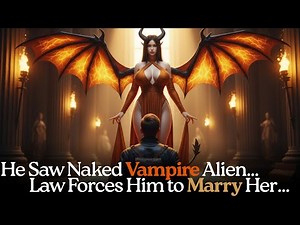 He Saw a Naked Alien Vampire Woman by Accident—Now Her Law Forces Him to Marry Her | HFY Sci-Fi