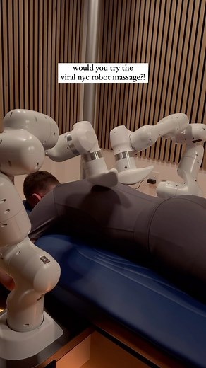 Your next massage, but futuristic. 🤖 @LetsAescape 📍 Accepting bookings in New York City 🙋🏻‍♂️ DM us “BOOK” to schedule a massage⁣ #robotics #robots #robotictechnology #automation #futuretech #ai #artificialintelligence #roboticsengineering #roboticinnovation #roboticscience #roboticsfuture #robotdesign #roboticsresearch #robotdevelopment #roboticscommunity #robotworld #roboticseducation #roboticsdaily #smartrobots #roboticslife #roboticsnews #robottech #roboticsprojects #roboticsclub #roboti