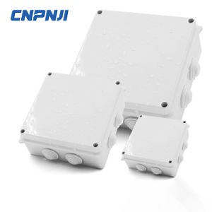 [Hot Item] Cnpnji Hot Sell Junction Box ABS Plastic Screw IP65 Waterproof Switch Box