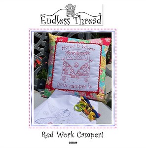 Endless Thread Redwork Camper Pattern