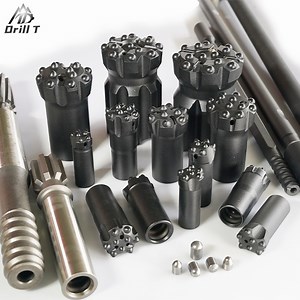 [Hot Item] R25 R28 R32 T38 T45 T51 High Quality Rock Drill Mining Machine Parts Quarrying Thread Rock Drill Tools