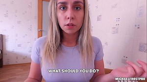 Stepmother And Stepson From The Very Beginning Knew Where He Was Going To Cum