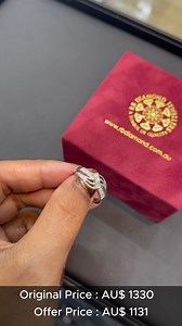 Don't miss out on stunning diamond ring on offer price this weekend. #reels #reelsfbシ #rbdiamondsydney #rbdiamondaustralia #rbdiamond #diamondring #weekendoffer | RB Diamond Jewellers, Sydney | Facebook