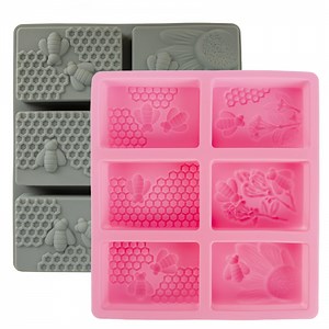 [Hot Item] 3D Honeybee Silicone Soap Set Homemade Craft Cake Chocolate Ice-Cube Tray Mold