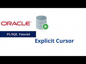 61. Explicit Cursor in Oracle PL/SQL