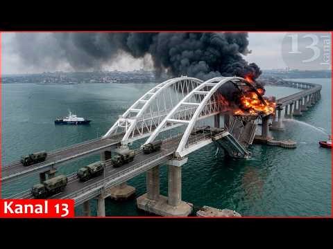 Crimean Bridge is again the target of attack; scale of constant strikes is expanding