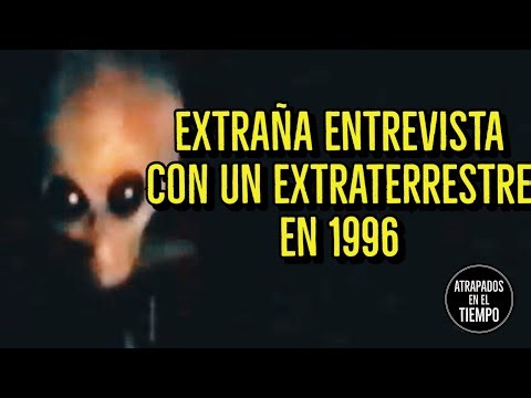 Strange interview with an alien in 1996