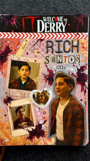 Tori Journal on Instagram: "ASMR journal Rich Santos Welcome To Derry🤡🎈🦇🕯️🔥 All character stickers were printed with the Liene PixCut S1 🖨️✨ Amazon store: https://amzn.to/44l3zXZ Use code 10PIXCUT to get 10% off✨ Stickers, paper and scissors from @stamprintslife 🖌️♥️ Link 🔗 https://stamprints.com/collections/scrapbooking?rs_ref=P79Dq0OP Products names and codes: Stripe Gilding Chain Sticker P0836-00004 ; Glitter Paper Holographic Paper DIY Handmaking Specialty Paper P2797-00007 ; Vintage