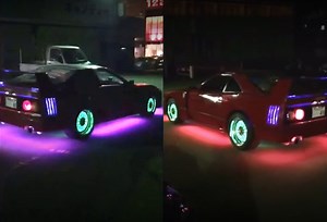 ネオン仕上げ!FC3S型マツダRX-7ベースのフェラーリF40レプリカ!!ハヤマTYPE-A＆掲載車の動画