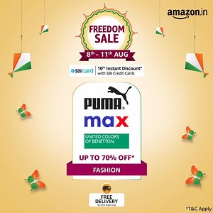 The Amazon Freedom Sale is live! Have you checked our offers yet? Shop for your favorite products at the best price! Click here to shop now: https://amzn.to/2DIVyTS | Amazon India