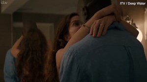Deep Water: Anna Friel engages in steamy romp with married man