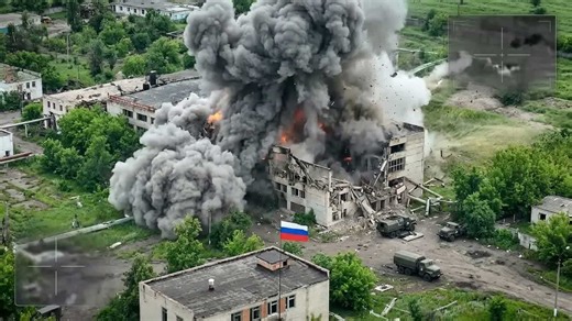 Watch Russian troops step toward this position… then pull back immediately