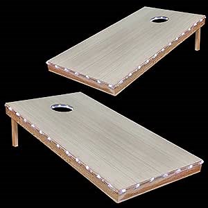 Cornhole Lights - LED Lighting Kit for Corn Hole Boards- Multiple Colors and Options to Choose from - Waterproof, Bright, Easy to Install - Ideal for Family Backyard Play