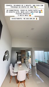 VIVER BEM COMEÇA PELO LUGAR CERTO 🏡✨ Conheça em menos de 1 minuto, uma casa que une técnica, conforto e presença no centro de imbÉ imóvel residencial com projeto moderno e funcional 03 dormitórios, sendo 01 super suíte com ótima ventilação e iluminação natural 🛏️☀️ pé-direito alto, que entrega amplitude, sofisticação e valorização do ambiente ⬆️🏗️ piscina privativa, ideal para lazer e momentos em família 💦🌴 planta inteligente, integração dos ambientes e excelente padrão construtivo 🔑📐 loc