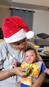 My preemie baby boy 1st eating Bananas. Now I think he likes it. Inspire others to be limitless. | Marie K. Bright Eyes Look at me