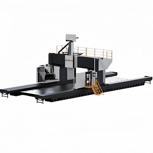 [Hot Item] CNC Vertical Gantry Machining Mill Pm-5042lq 1250mm Z-Stroke for Marine Engine Parts