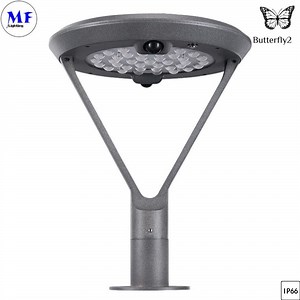 [Hot Item] Outdoor IP66 Waterproof Weatherproof Solar Panel PIR Sensor LED Garden Light for Yard Courtyard Villa Hotel Outdoor Decoration