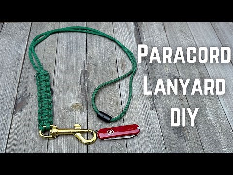 How to Make a Paracord Lanyard - Easy DIY Paracord Lanyard