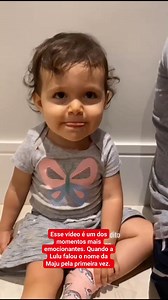 84K views · 5.8K reactions | ✅️✴️‼️‼️Esse vídeo é um dos momentos mais emocionantes. Quando a Lulu falou o nome da Maju pela primeira vez ☺️ #familyfriendly #Charity #personalgrowth #fundraising | Mary Jala | Facebook