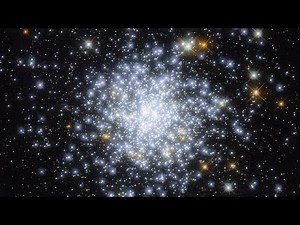 Open Star Cluster in The Large Magellanic Cloud | Hubble FriendsofNASA.org: This image shows an open cluster known as NGC 2164, which was first discovered in 1826 by a Scottish astronomer named James Dunlop. NGC 2164 is located within one of the Milky Way galaxy's closest neighbors—the satellite galaxy known as the Large Magellanic Cloud. The Large Magellanic cloud is a relatively small galaxy that lies about 160,000 light-years from Earth. It is considered a satellite galaxy because it is gravi