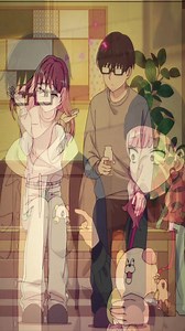 You and I Are Polar Opposites anime couple reaction