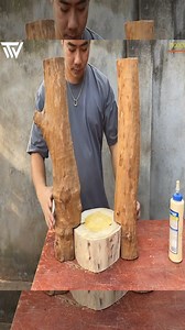 31K views · 307 reactions | Make A Lovely Table From A Tree Stump | WT TH Woodworking | Facebook