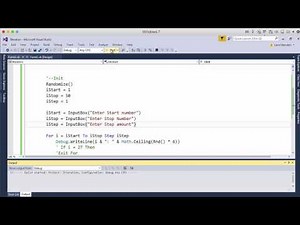 For Do Loop - Fixed Iteration in VB.net