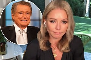 Kelly Ripa holds back tears remembering late co-host and friend Regis Philbin after talk show host dies at 88