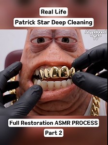 Real Life Patrick Star Deep Cleaning | FULL ASMR PROCESS | Pt. 2 #asmr #satisfying #spongebob #restoration #cartoon