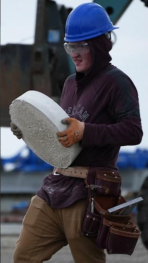 Setting Pole Barn Posts #construction #polebarn #agriculture #farm #shorts
