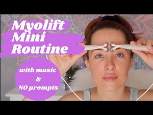 MYOLIFT MINI TUTORIAL // Non-Surgical FACELIFT at home // Do It With Me!// Without Talking