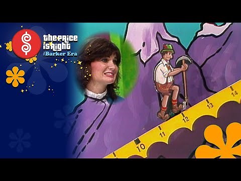Yodely Guy Gets VERY CLOSE to the EDGE During CLIFF HANGERS - The Price Is Right 1982