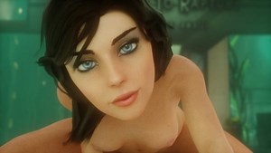 Elizabeth Bioshock 3D Hentai POV Fuck On Top Loop