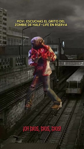 HALF LIFE ZOMBIE SCREAM #halflife #creepy #scarefiles #war #scary #zombie #sad #halflife2 #headcrabs #gaming #valve #sabiasque