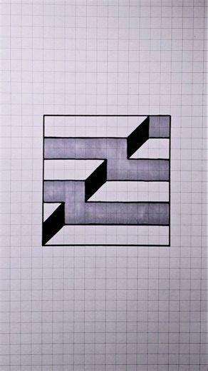 nightendheart on Instagram: "You won't believe how easy it is to draw 3D! #3dart #3ddrawing #how #howto #3dartwork #drawing #drawingvideo #reels #instgramart #creativity #viral #explore #3dshapes #howtodraw"