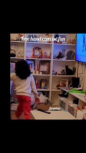 Jasmine's free hand exercise fun | Jini's creative activities page