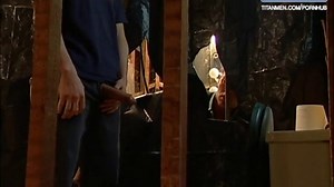 Construction Worker Spit Roasting