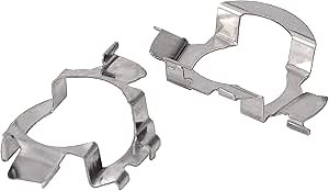 H7 Adapter Holders H7 Bulb Retainers Clik Socket Base for VW Jetta Mercedes-Benz Audi BMW X5 E85 Buick Hyundai Nissan 2 Pack