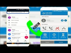 How to Edit Call Logs Details in Android