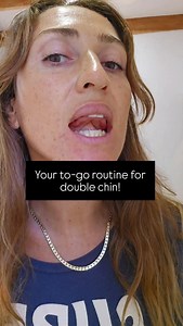 14K views · 1.7K reactions | ⬇️Comment "BUNDLE" to learn more face yoga and natural rejuvenation techniques ✨️ Try this face yoga routine to reduce double chin. Remember to pull your shoulders down and keep a slight smile on the face while doing this routine. Save this and share with someone who need this  #faceyoga #facerejuvenation #doublechin #facelift | Alinativa | Facebook