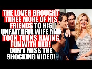 Wife Went To Her Lover But He Wasn't Alone! Pays The Price With A Rough Group Fun!