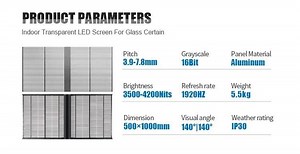 [Hot Item] High-Visibility Transparent LED Display for Effective Advertising Solutions