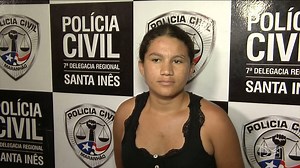 Mulher é presa e adolescente apreendido suspeitos por assalto em Santa Inês, MA
