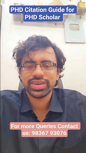 PhD Citation Guide Every Scholar MustKnow#PhDCitation #ResearchTips #AcademicWriting #CitationGuide