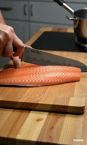 Satisfying Salmon Cutting & Frying ASMR 🐟🔥 | No Talking, Crisp & Sizzle Sounds