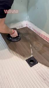 2.1M views · 16K reactions | Large Format Tile on a Shower Floor #remodel #construction #realestate #building #entrepreneur #plumbing #interiordesign #tools #diy | WINNI | Facebook