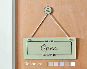 Personalised Open Closed Sign | Shop Sign | Store Sign | Business Open Door Plaque | Storefront Sign | Custom Business Sign - Etsy