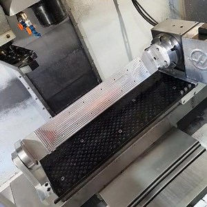 Finally, here we have it. Our @haas_automation VF2 is finally equipped with a 4th axis and ready to start machining today. Still retaining full X, Y and Z* travel (Z dependant on tool length). You can see what we needed to do to make it all fit with the brackets and fixtures. Fingers crossed it is smooth sailing from here on in. We actually swapped the previous HRT160 to the HRT210 thanks to a deal organised by our local Haas tech. A win/win for both parties. The other shop has a VF1 with an umb