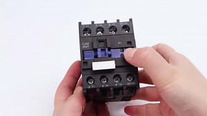 Baomain Mechanical Interlock Kit CJX2-2501, 24VAC 25A - for Motor Forward/Reverse Control & ATS | Includes 2X AC Contactors + 1x Interlock Bracket, DIN Rail Mountable