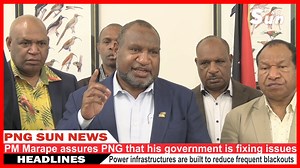 8.7K views · 289 reactions | PM Marape assures fellow citizens that his government is fixing issues the country is facing. Subscribe to our Youtube Channel for this news and many other authentic video contents, not AI generated: https://youtu.be/5mhLEMei99Q #inflation #forexissue #foreignreserve #depletion #jamesmarape #unemployment #pnggovernment #pngpolitics #pngopposition | PNG SUN | Facebook